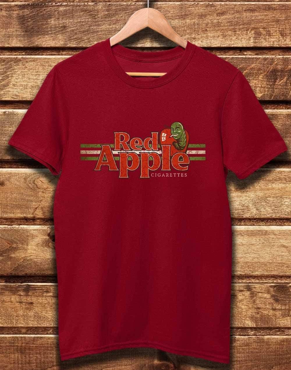 DELUXE Red Apple Cigarettes Organic Cotton T-Shirt XS / Dark Red  - Off World Tees