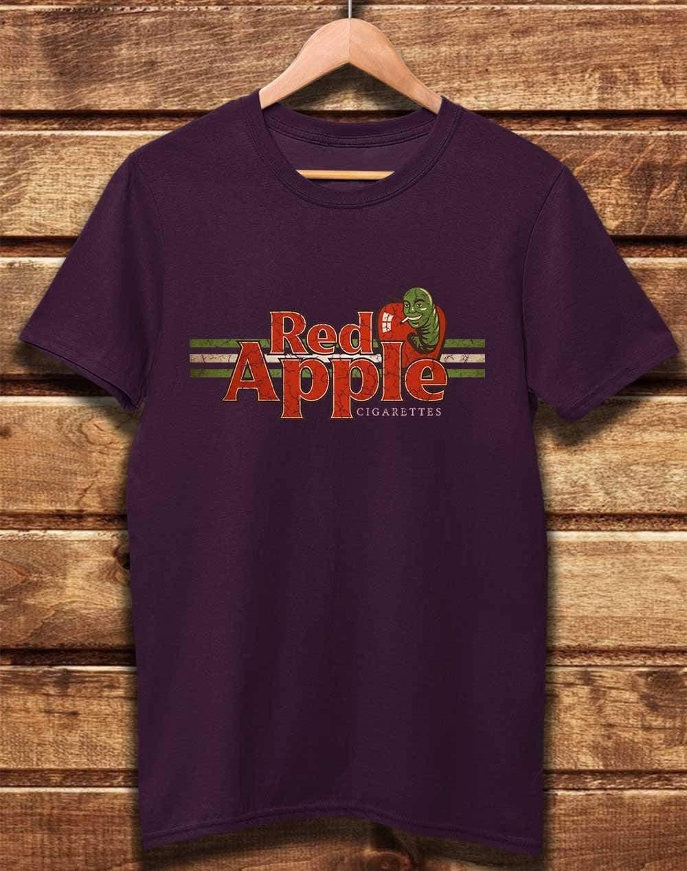 DELUXE Red Apple Cigarettes Organic Cotton T-Shirt XS / Eggplant  - Off World Tees