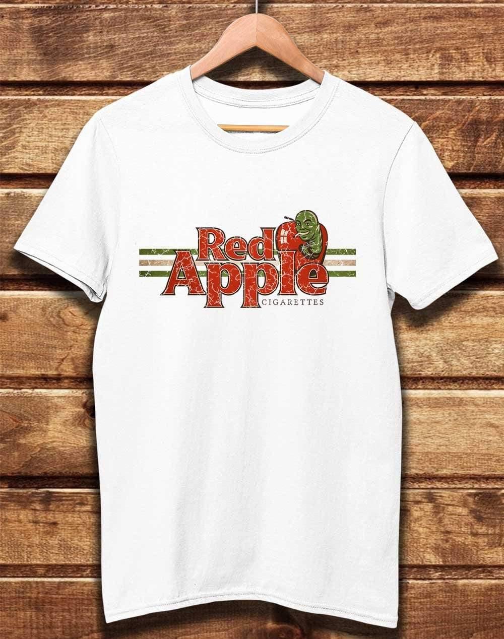 DELUXE Red Apple Cigarettes Organic Cotton T-Shirt XS / White  - Off World Tees