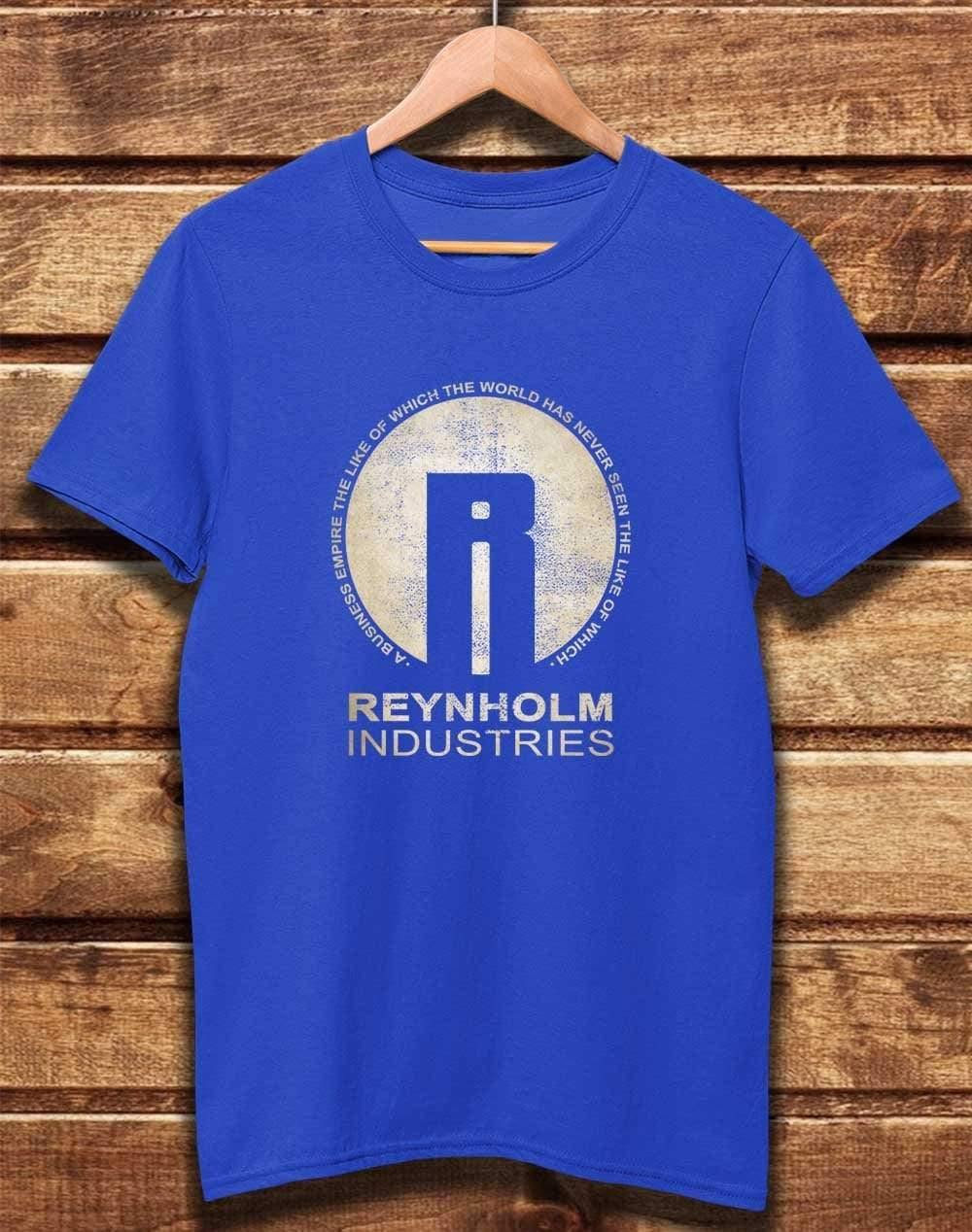 DELUXE Reynholm Industries Organic Cotton T-Shirt XS / Bright Blue  - Off World Tees