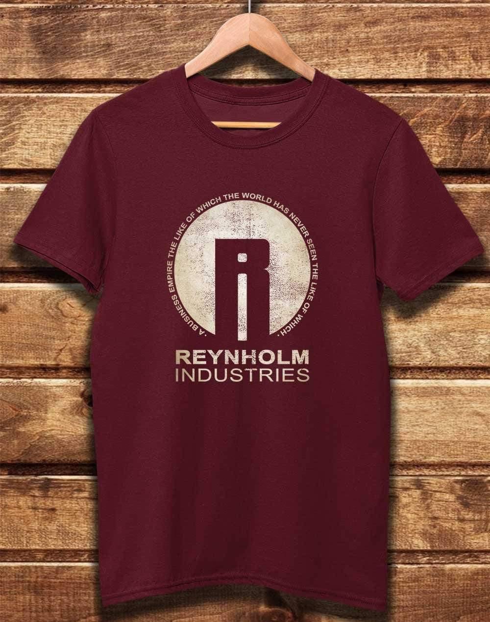 DELUXE Reynholm Industries Organic Cotton T-Shirt XS / Burgundy  - Off World Tees