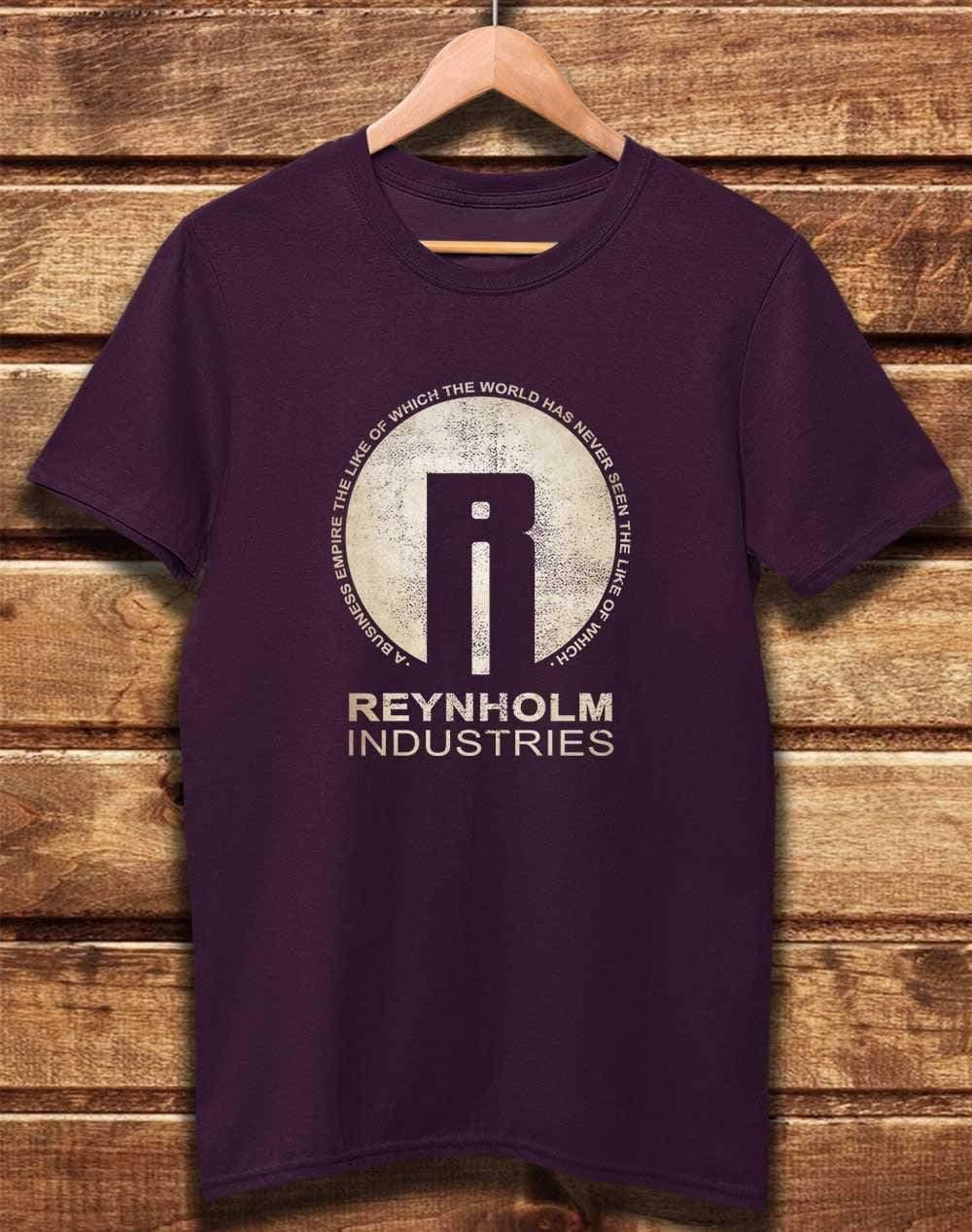 DELUXE Reynholm Industries Organic Cotton T-Shirt XS / Eggplant  - Off World Tees