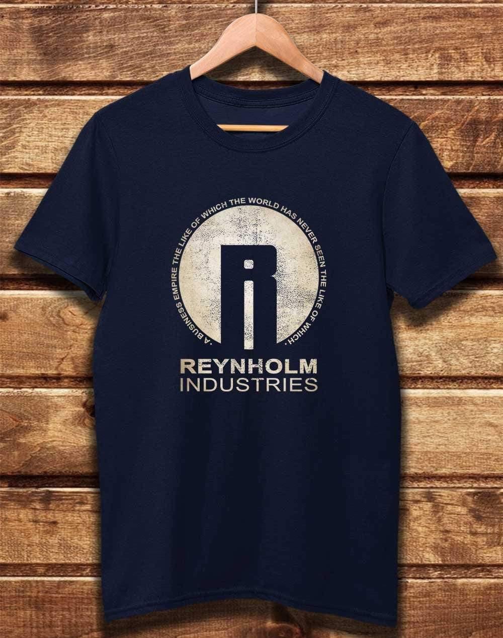 DELUXE Reynholm Industries Organic Cotton T-Shirt XS / Navy  - Off World Tees
