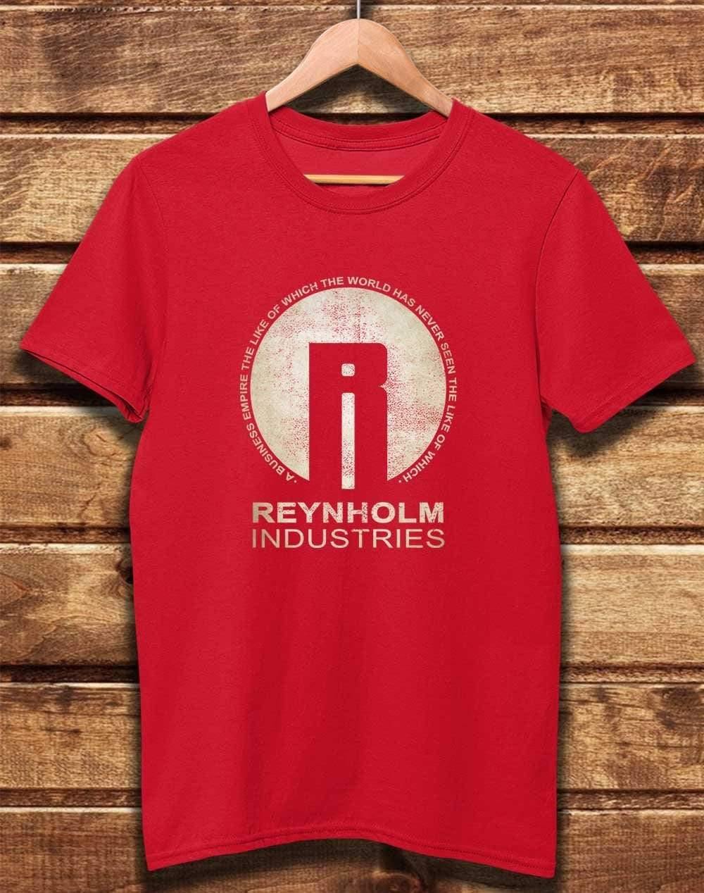 DELUXE Reynholm Industries Organic Cotton T-Shirt XS / Red  - Off World Tees