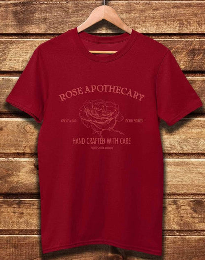 DELUXE Rose Apothecary Organic Cotton T-Shirt XS / Dark Red  - Off World Tees