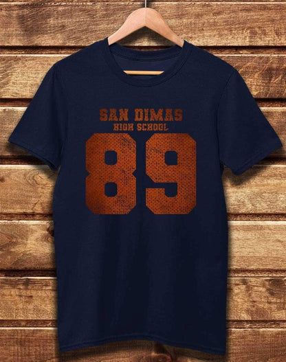 DELUXE San Dimas High School 89 Organic Cotton T-Shirt XS / Navy  - Off World Tees