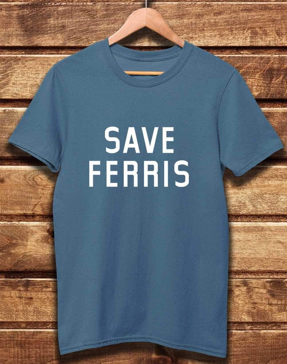 DELUXE Save Ferris Organic Cotton T-Shirt XS / Faded Denim  - Off World Tees