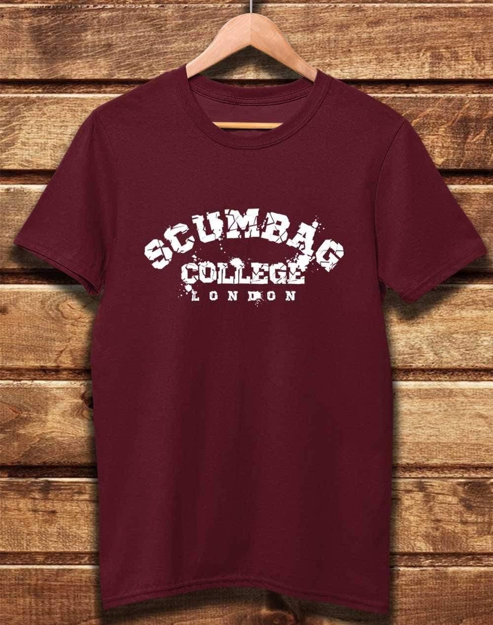 DELUXE Scumbag College Organic Cotton T-Shirt XS / Burgundy  - Off World Tees