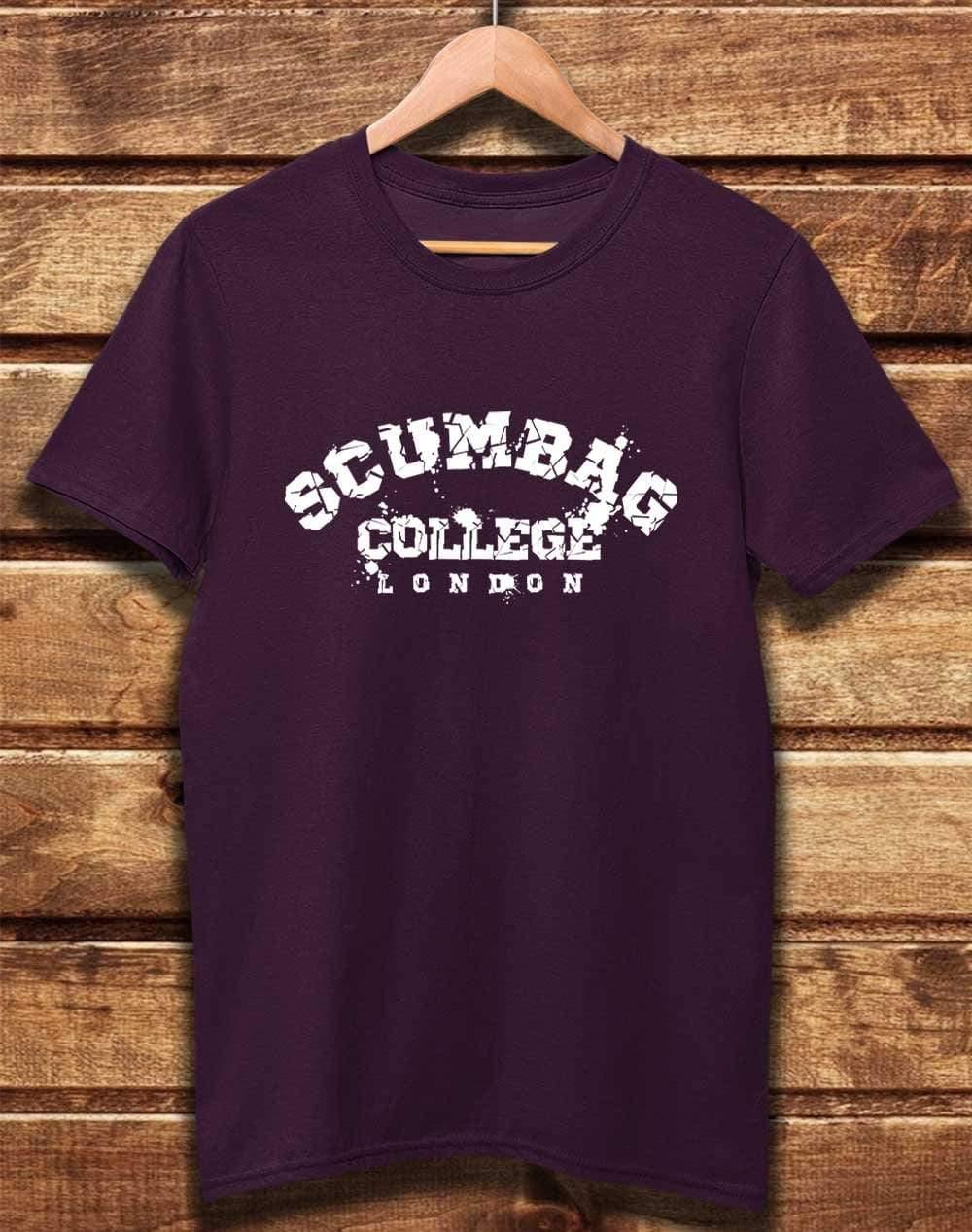 DELUXE Scumbag College Organic Cotton T-Shirt XS / Eggplant  - Off World Tees