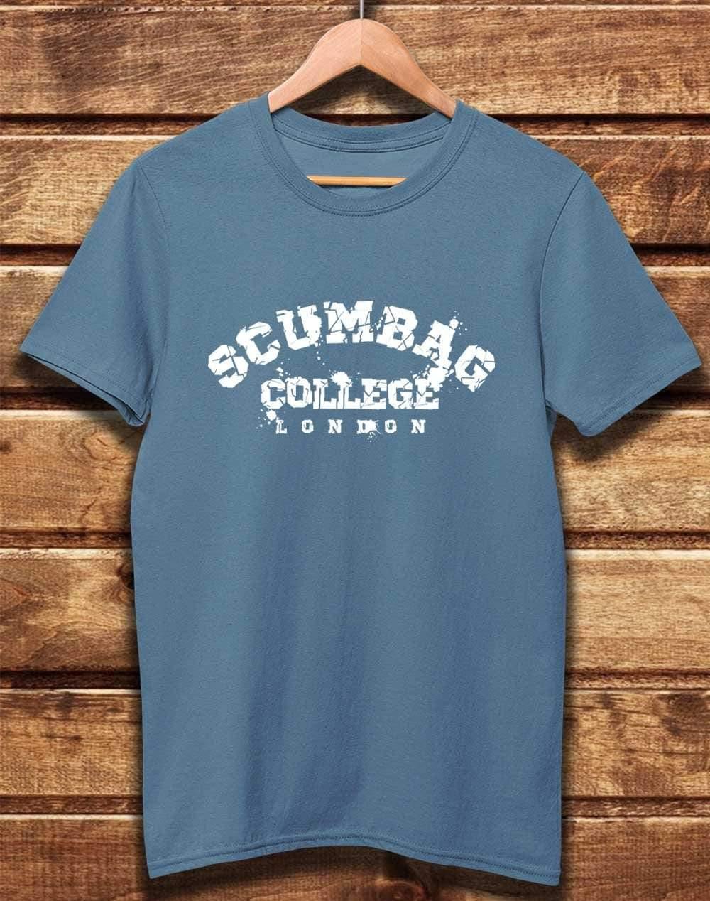 DELUXE Scumbag College Organic Cotton T-Shirt XS / Faded Denim  - Off World Tees
