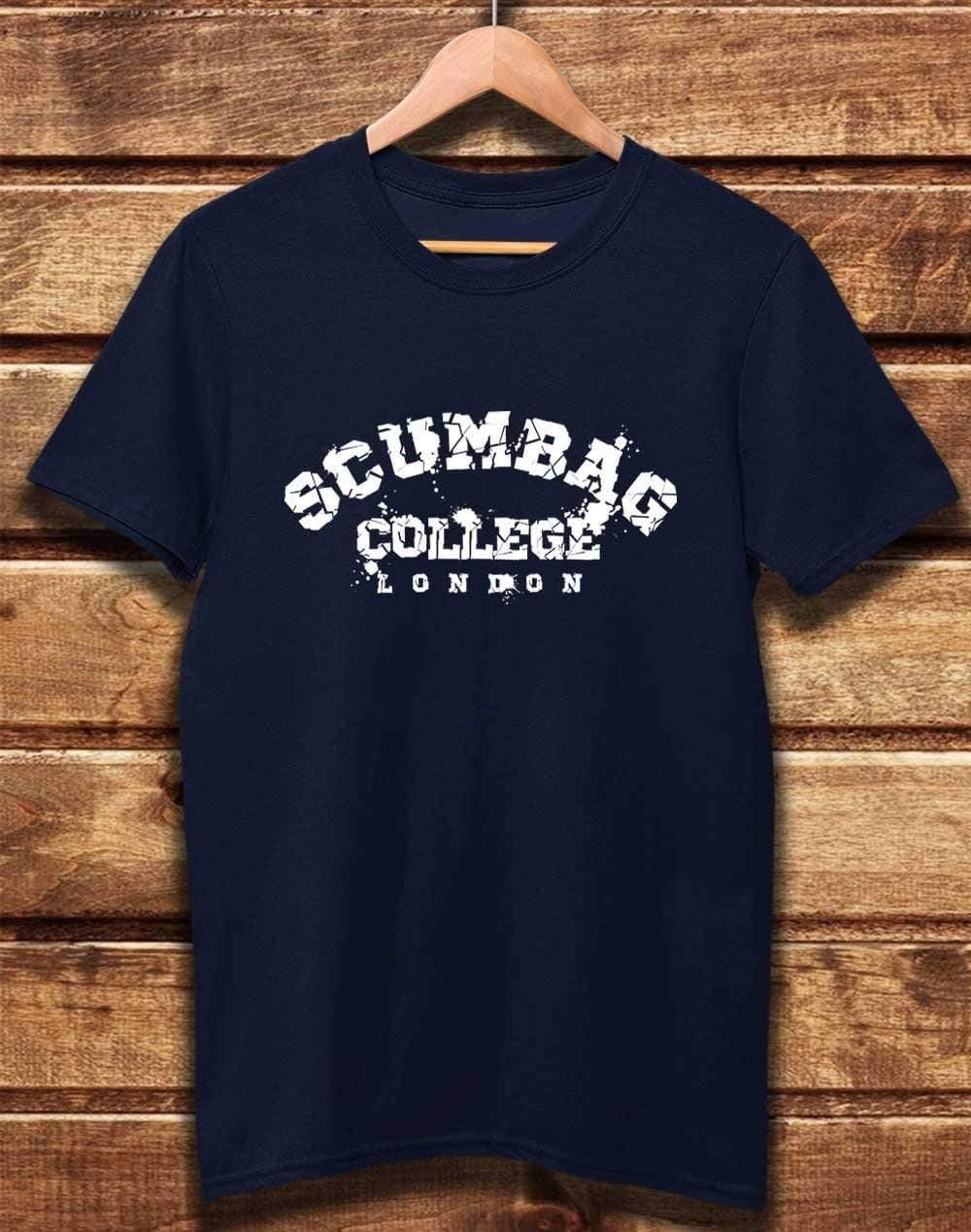 DELUXE Scumbag College Organic Cotton T-Shirt XS / Navy  - Off World Tees