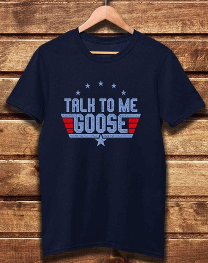 DELUXE Talk to me Goose Organic Cotton T-Shirt XS / Navy  - Off World Tees