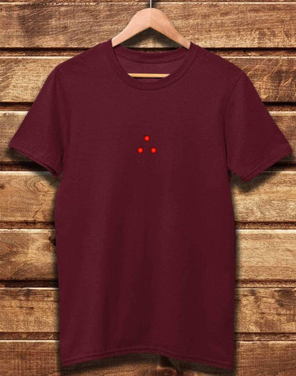 DELUXE Tri Laser Sight Organic Cotton T-Shirt XS / Burgundy  - Off World Tees