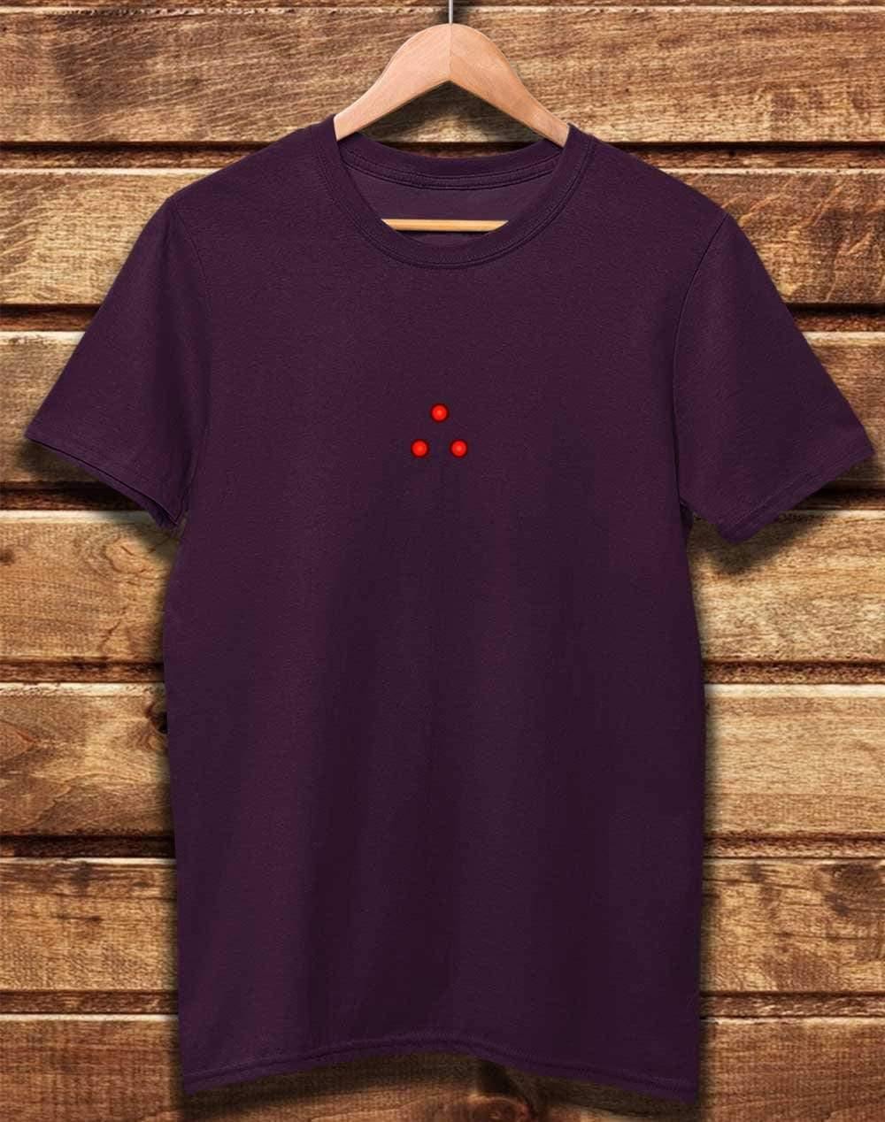 DELUXE Tri Laser Sight Organic Cotton T-Shirt XS / Eggplant  - Off World Tees