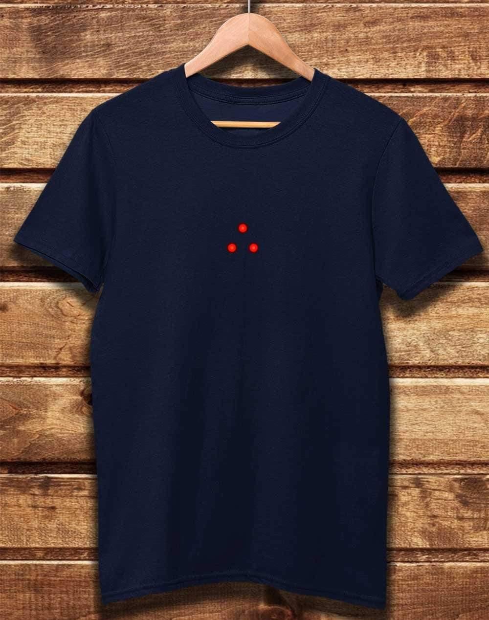 DELUXE Tri Laser Sight Organic Cotton T-Shirt XS / Navy  - Off World Tees