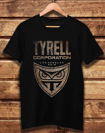 DELUXE Tyrell Corporation Distressed Logo Organic Cotton T-Shirt XS / Black  - Off World Tees