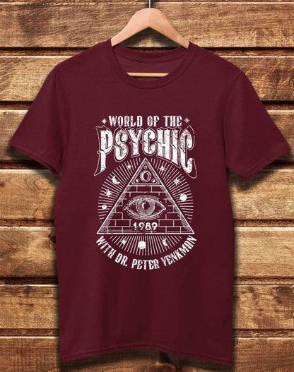 DELUXE World of the Psychic Organic Cotton T-Shirt XS / Burgundy  - Off World Tees