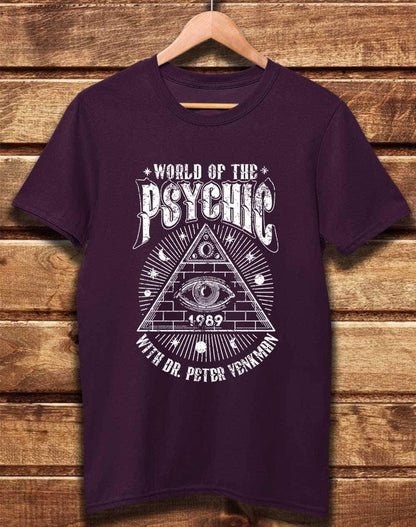 DELUXE World of the Psychic Organic Cotton T-Shirt XS / Eggplant  - Off World Tees