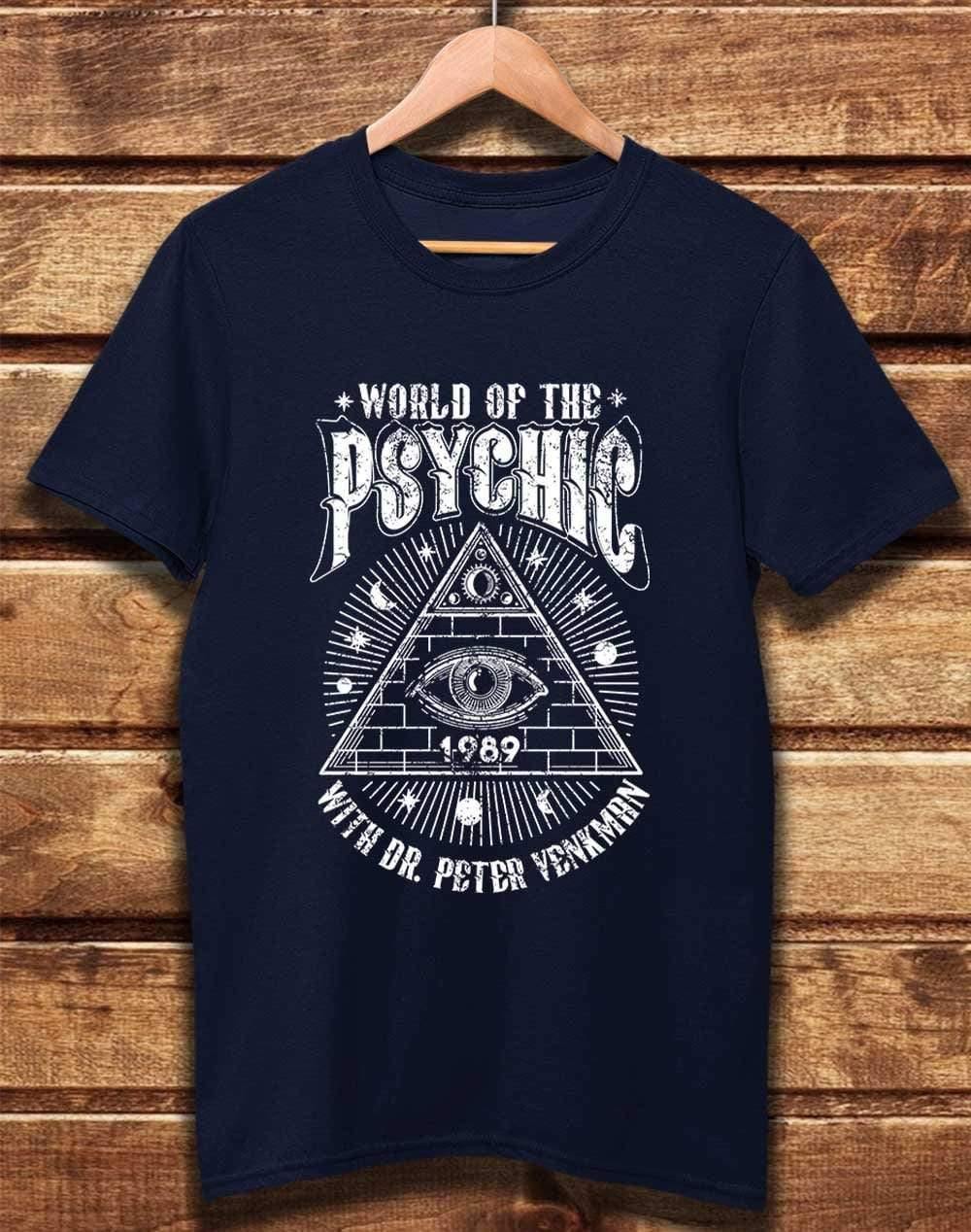 DELUXE World of the Psychic Organic Cotton T-Shirt XS / Navy  - Off World Tees