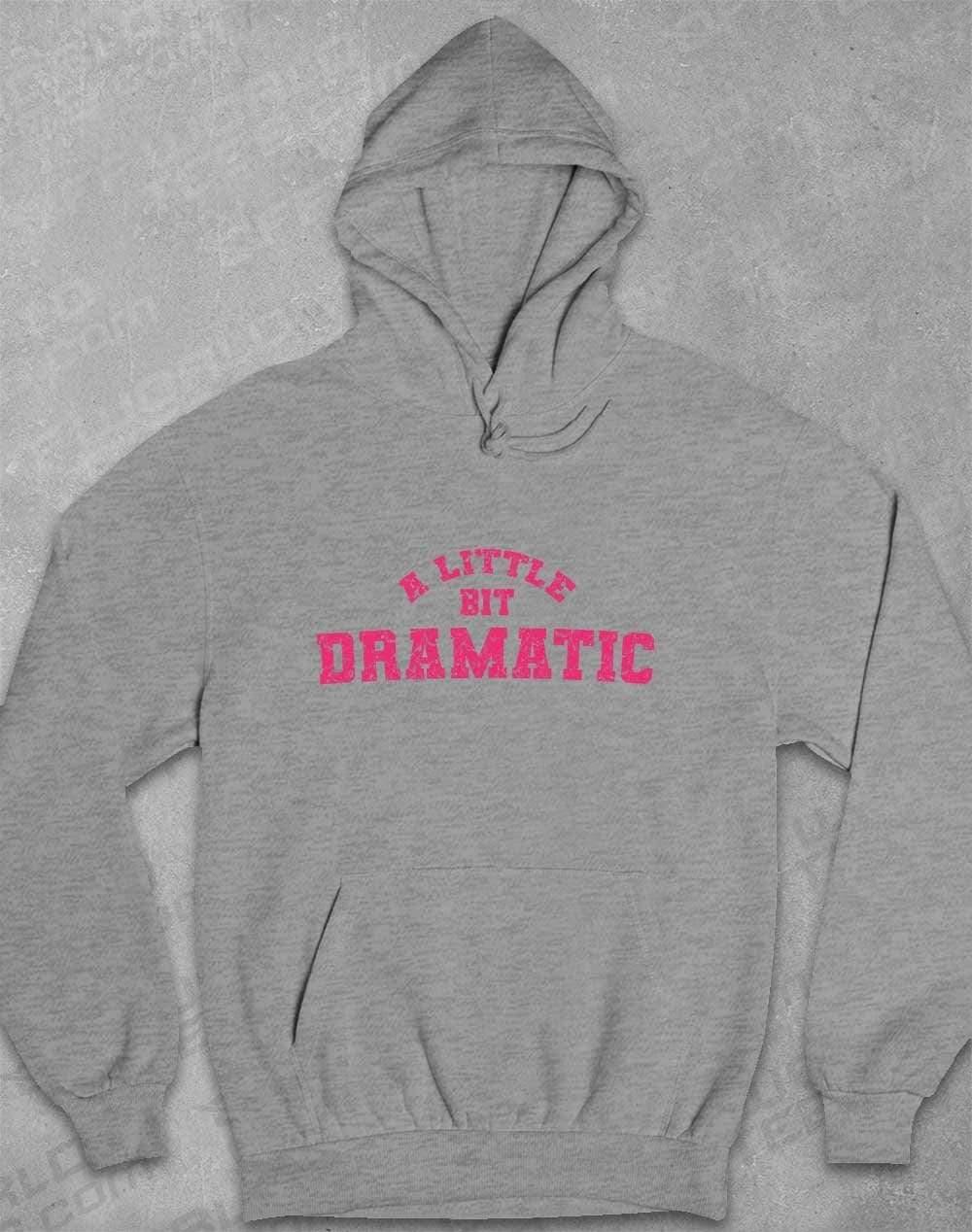 A Little Bit Dramatic Distressed Hoodie XS / Heather  - Off World Tees