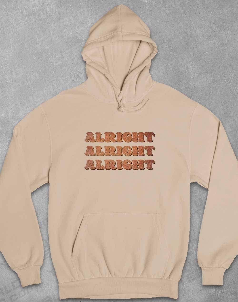 Alright Alright Alright Hoodie XS / Desert Sand  - Off World Tees
