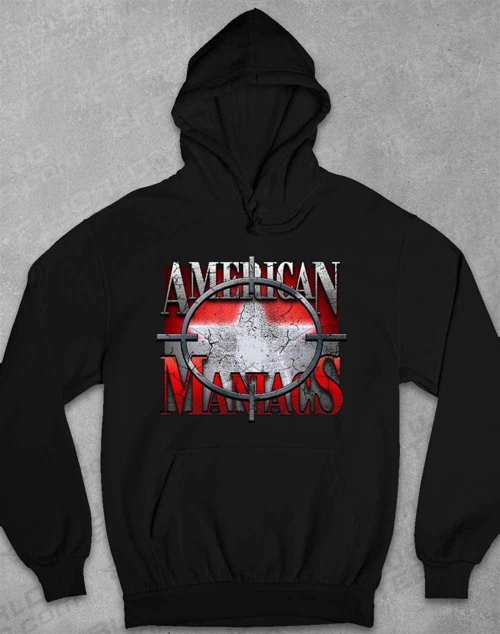 American Maniacs - Hoodie XS / Jet Black  - Off World Tees