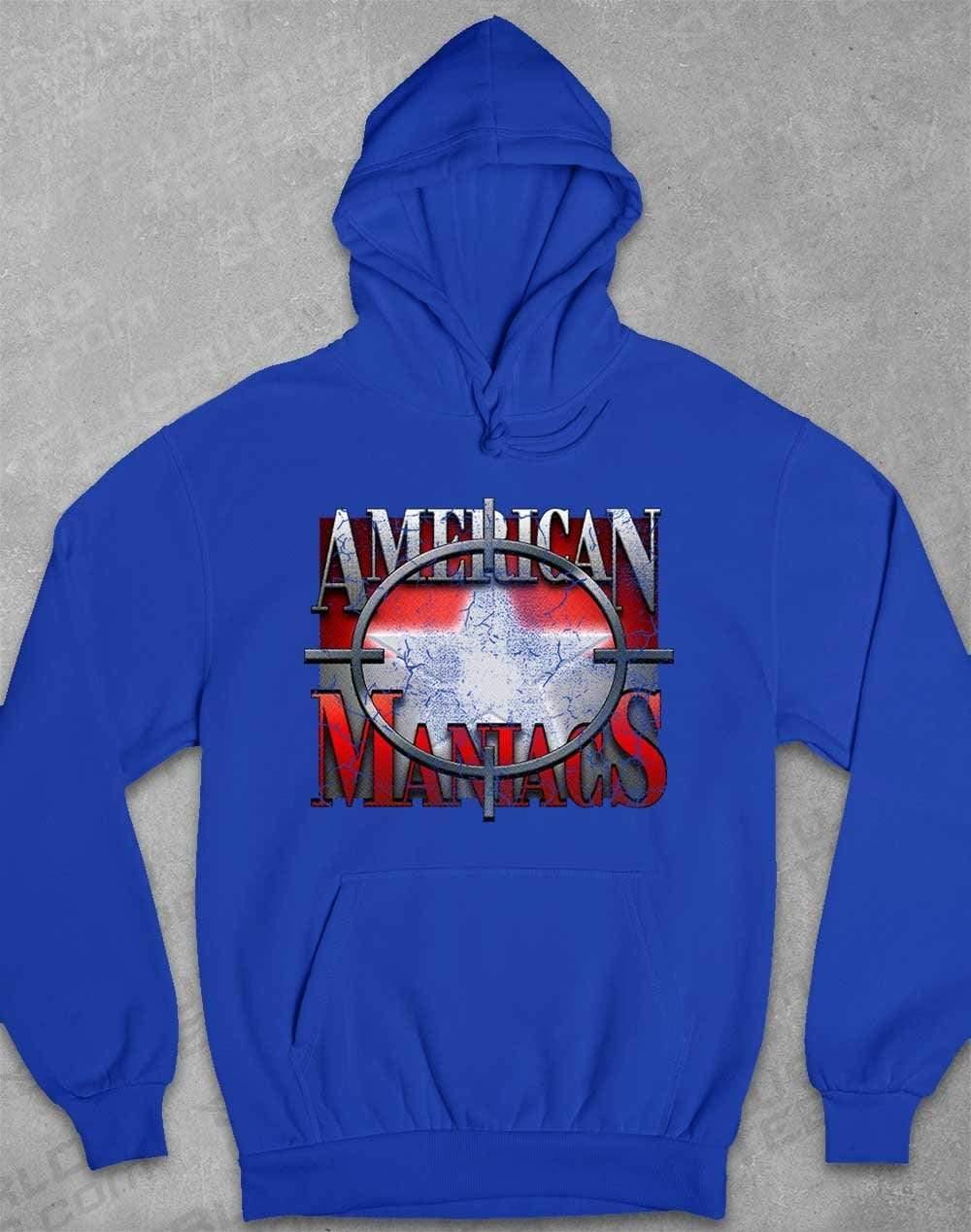 American Maniacs - Hoodie XS / Royal Blue  - Off World Tees