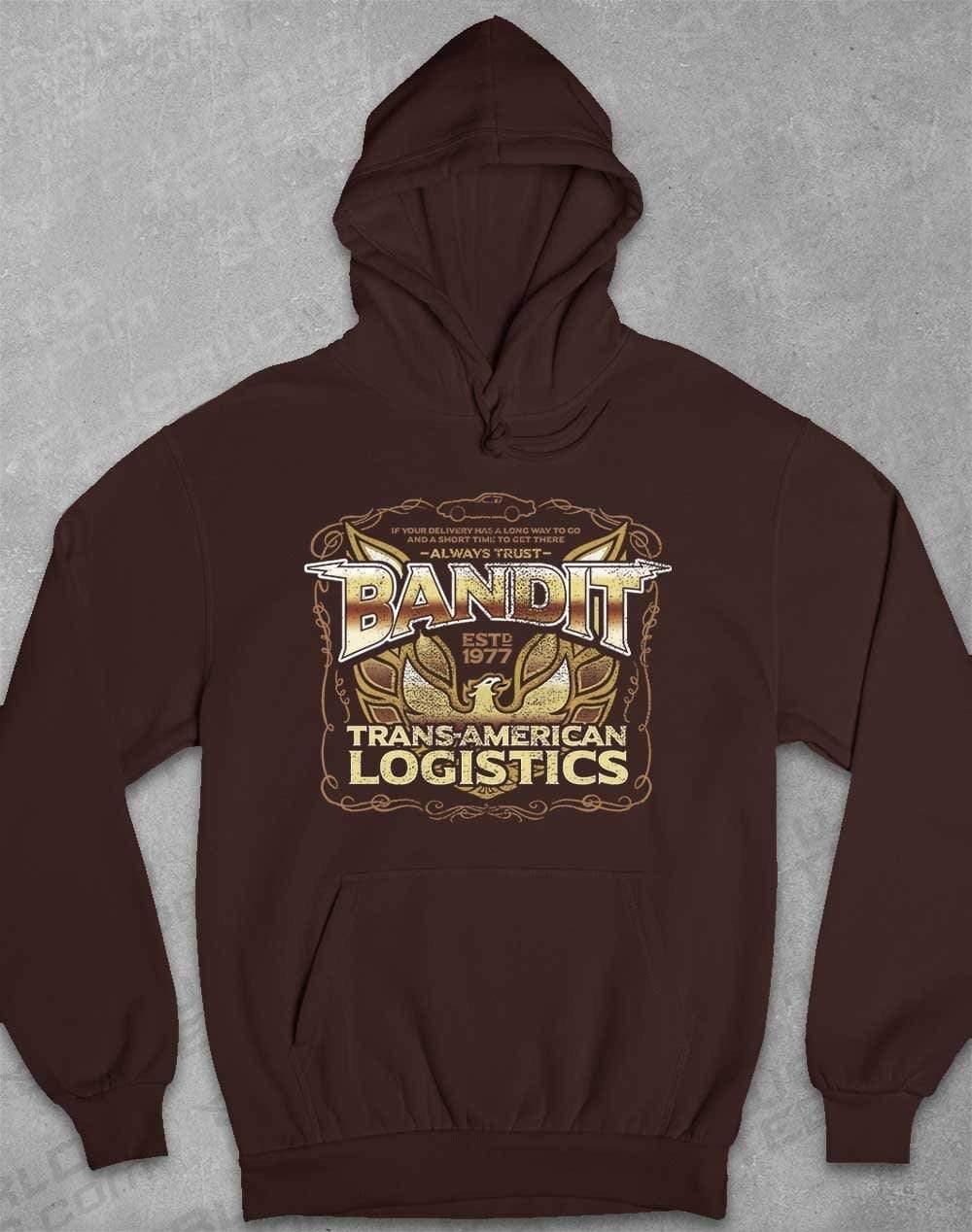 Bandit Logistics 1977 Hoodie XS / Hot Chocolate  - Off World Tees