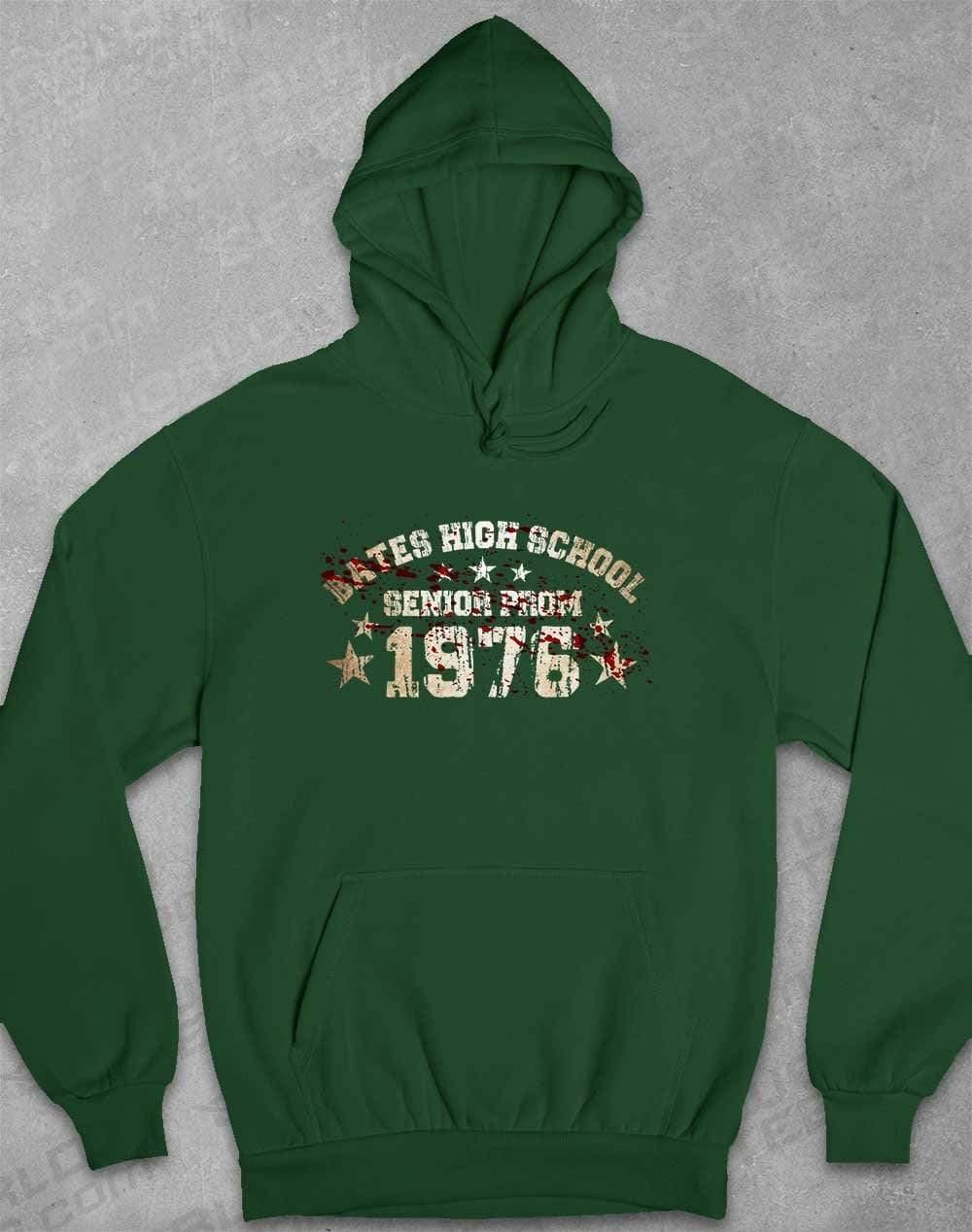 Bates High School Prom 1976 Hoodie XS / Bottle Green  - Off World Tees