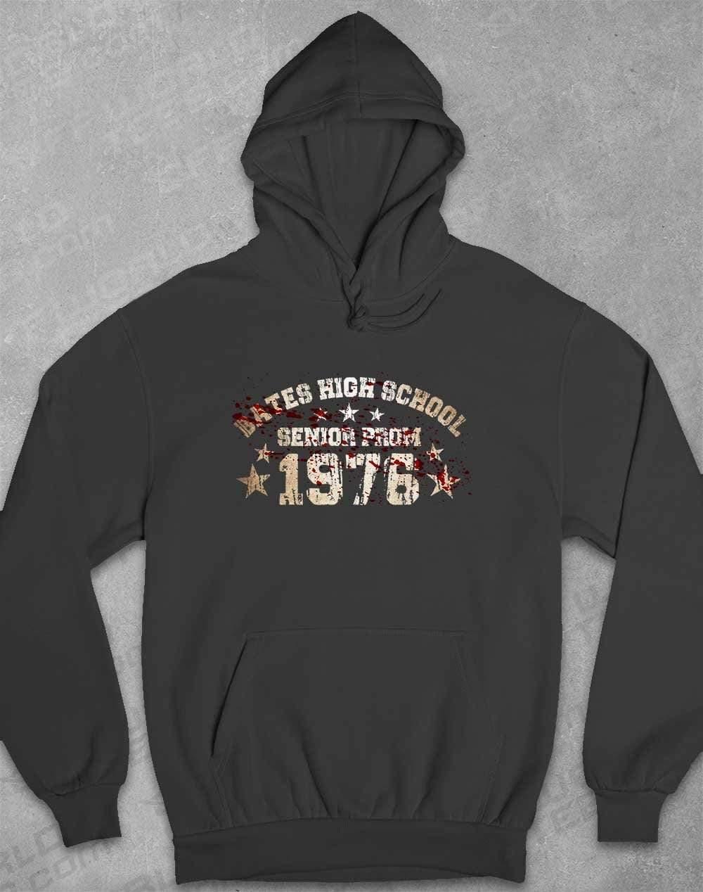 Bates High School Prom 1976 Hoodie XS / Charcoal  - Off World Tees