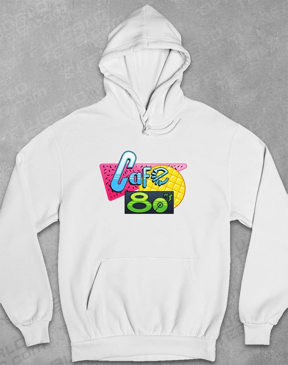 Cafe 80's Hoodie XS / Arctic White  - Off World Tees