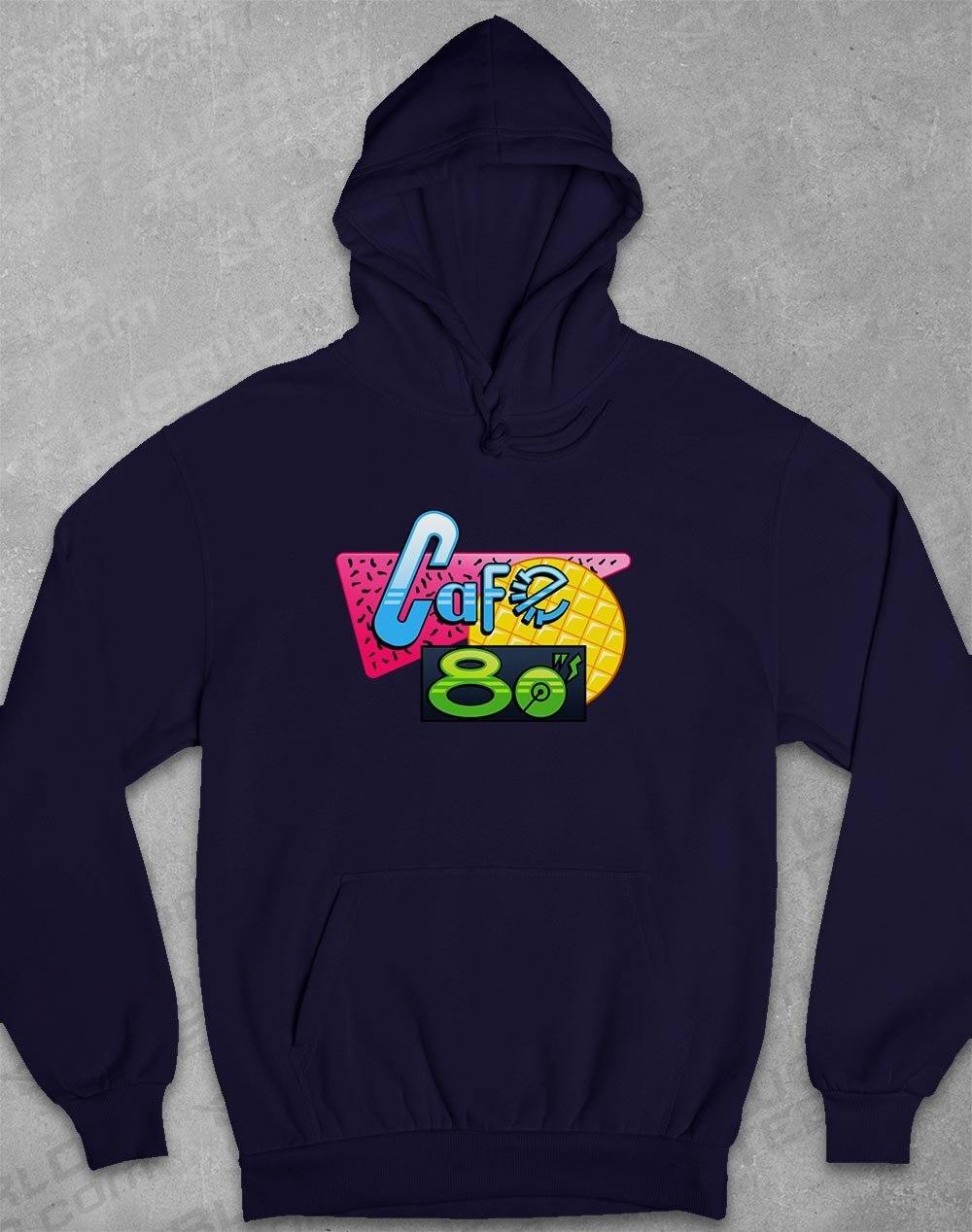 Cafe 80's Hoodie XS / Oxford Navy  - Off World Tees