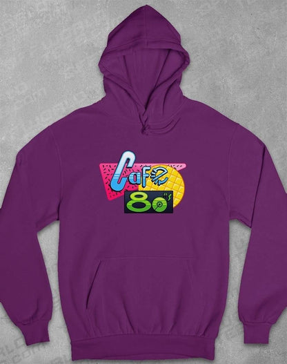 Cafe 80's Hoodie XS / Plum  - Off World Tees