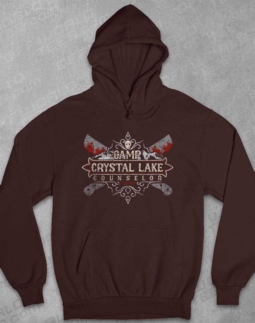 Camp Crystal Lake Counselor Hoodie S / Hot Chocolate  - Off World Tees