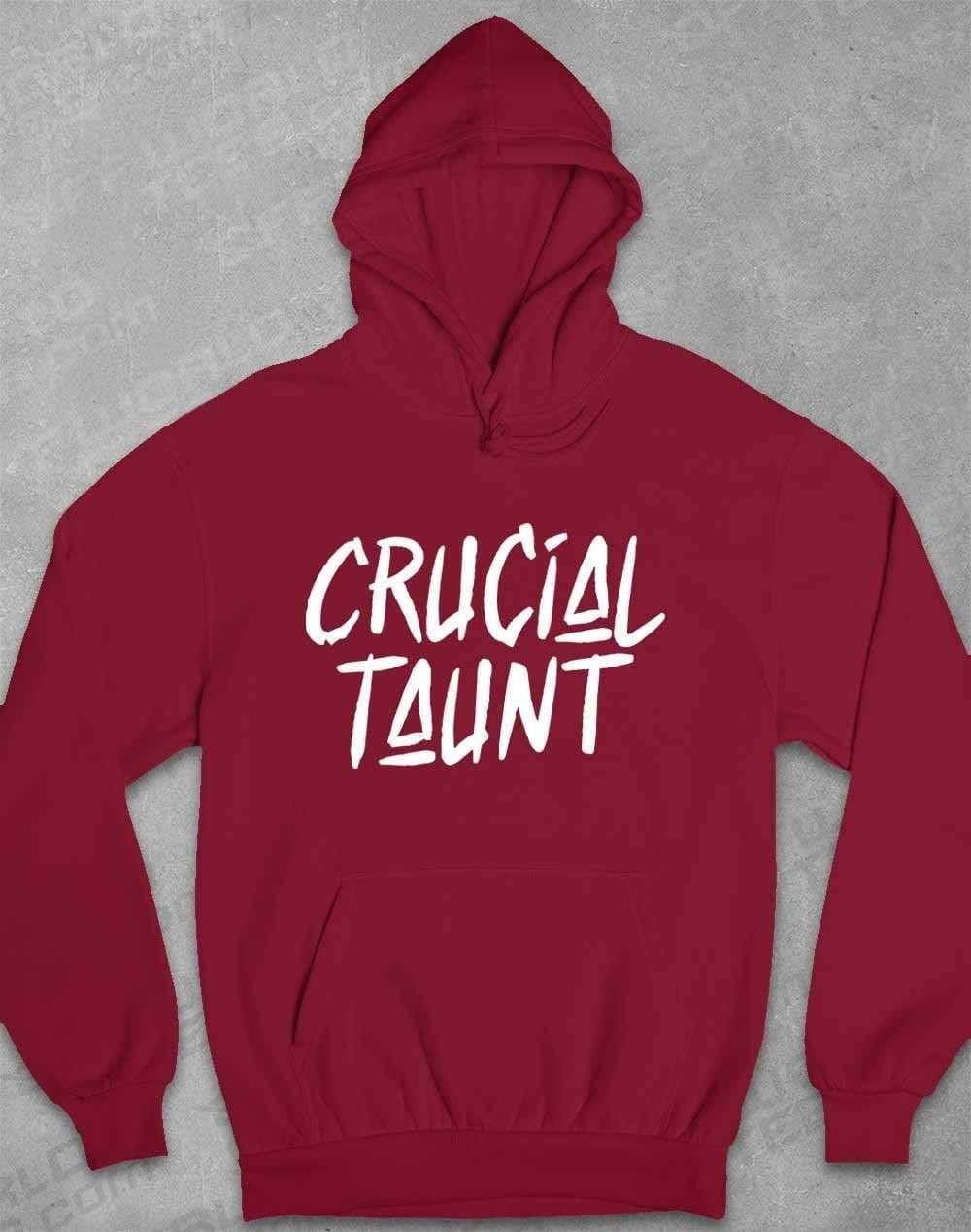 Crucial Taunt Hoodie XS / Burgundy  - Off World Tees