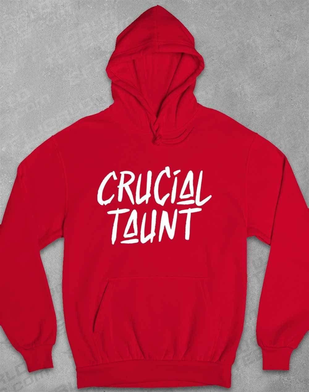 Crucial Taunt Hoodie XS / Fire Red  - Off World Tees