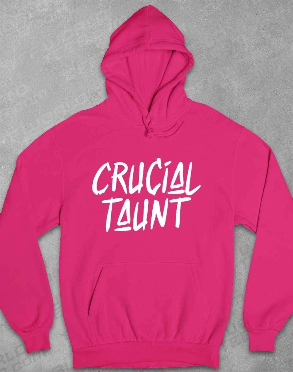 Crucial Taunt Hoodie XS / Hot Pink  - Off World Tees