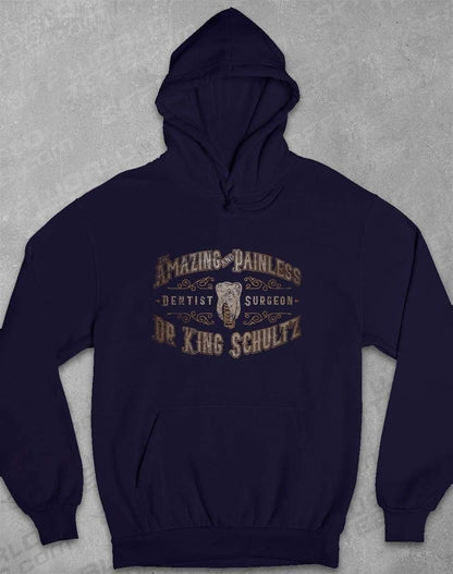Dr King Schultz Hoodie S / Oxford Navy  - Off World Tees