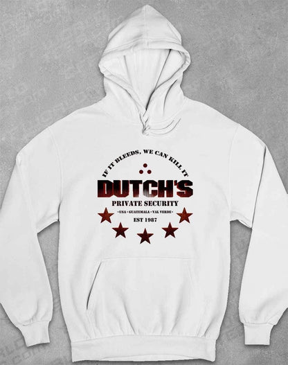 Dutchs Private Security Hoodie XS / Arctic White  - Off World Tees