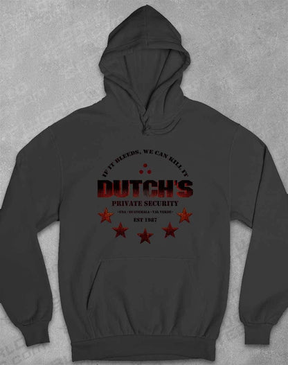 Dutchs Private Security Hoodie XS / Charcoal  - Off World Tees