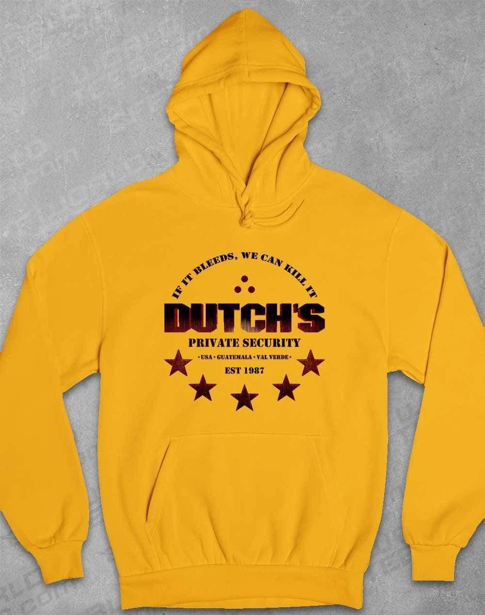 Dutchs Private Security Hoodie XS / Gold  - Off World Tees