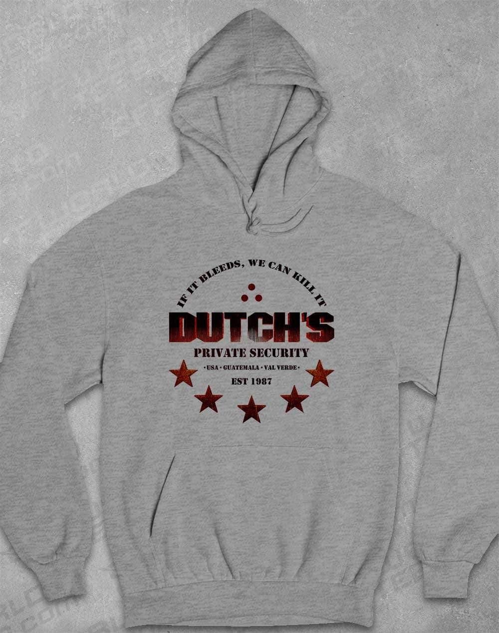 Dutchs Private Security Hoodie XS / Heather  - Off World Tees