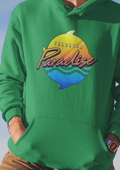 Fhloston Paradise Neon Logo Hoodie  - Off World Tees