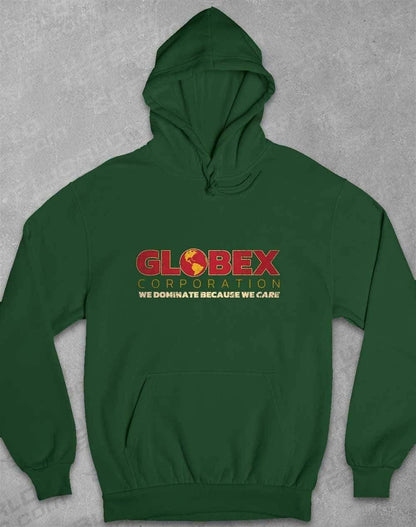 Globex Corporation Hoodie XS / Bottle Green  - Off World Tees