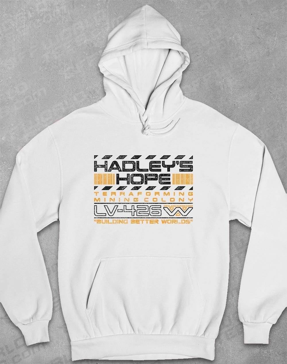 Hadley's Hope Hoodie XS / Arctic White  - Off World Tees