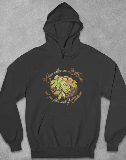 Hamster and Elderberries Hoodie XS / Charcoal  - Off World Tees