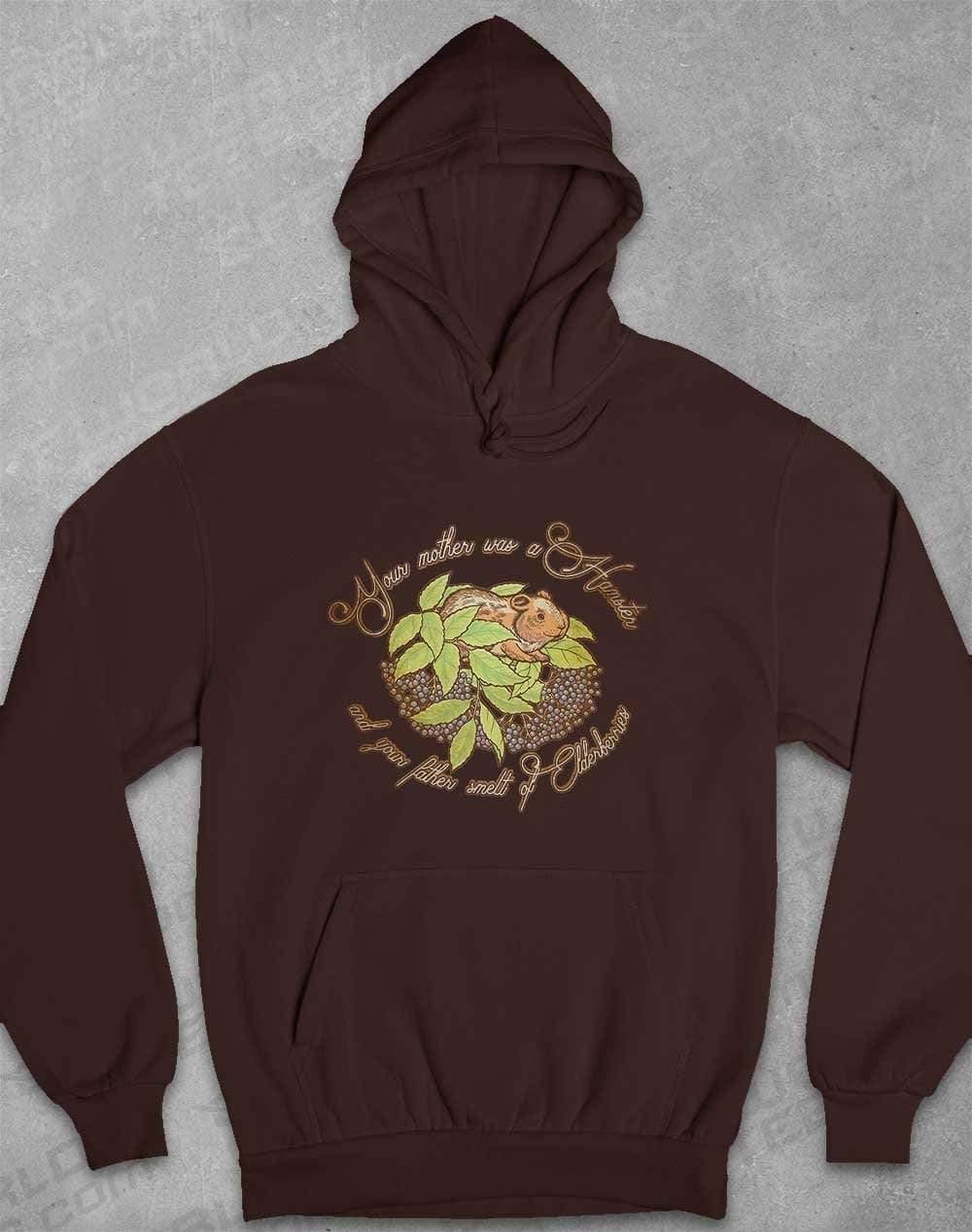 Hamster and Elderberries Hoodie XS / Hot Chocolate  - Off World Tees