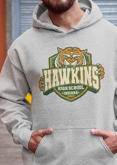 Hawkins High School Tiger Logo Hoodie  - Off World Tees