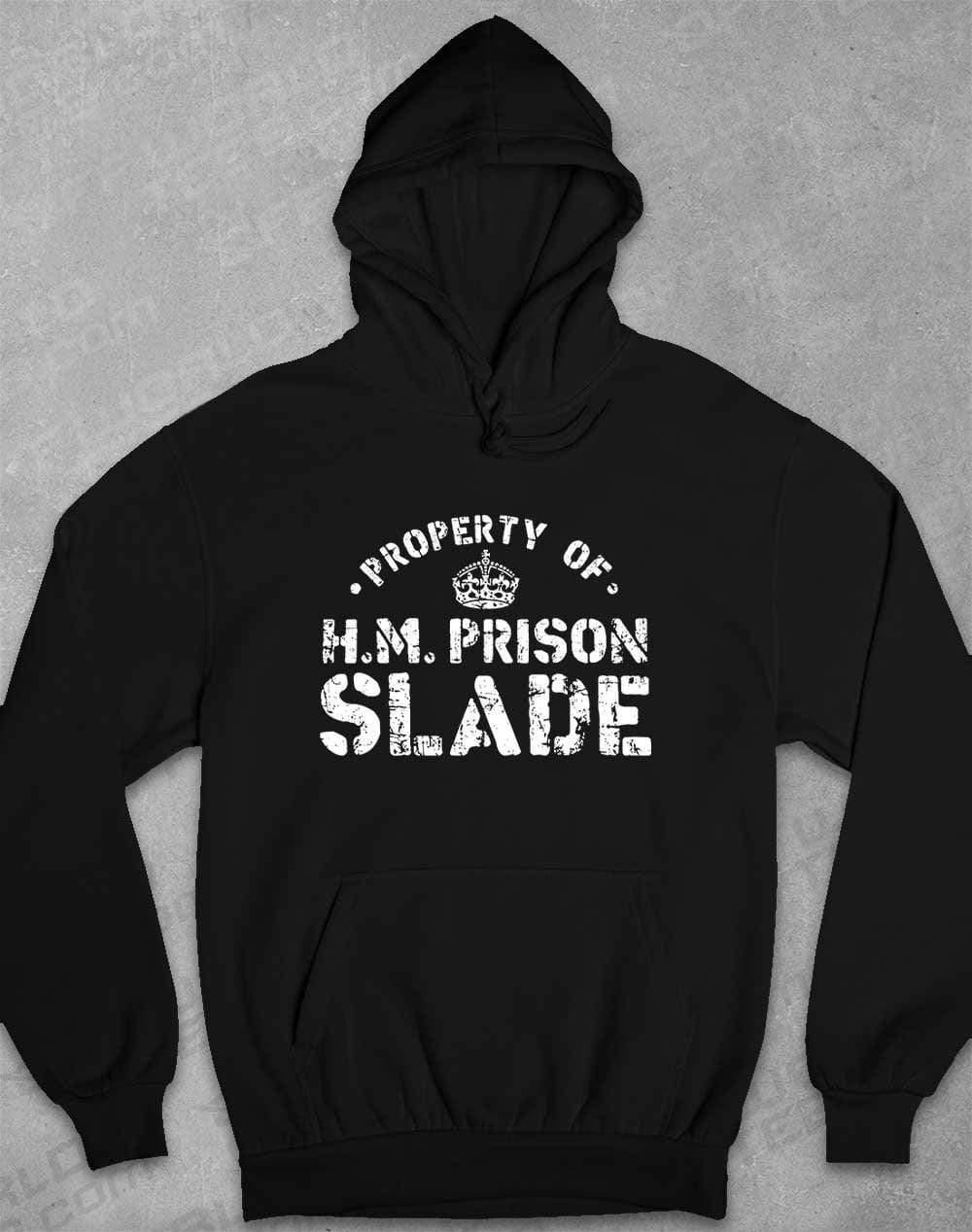 HM Prison Slade Hoodie XS / Jet Black  - Off World Tees
