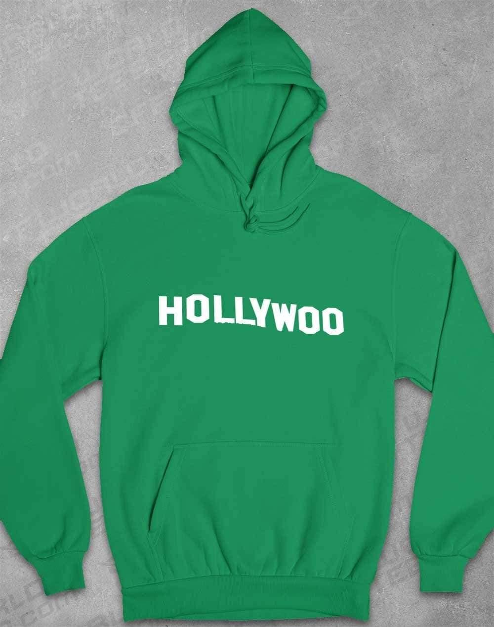 Hollywoo Sign Hoodie XS / Irish Green  - Off World Tees